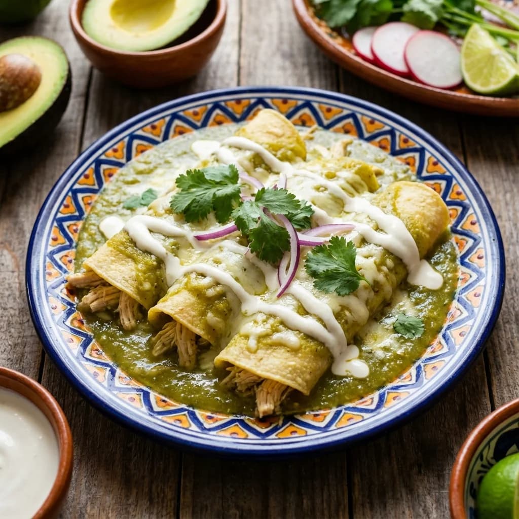 Enchiladas Verdes
